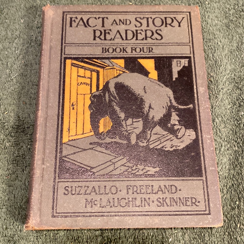 Antiquarian Book, “Fact and Story Readers, Book 4” Hardcover